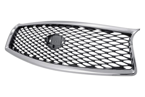 GRILLE W/O AROUND VIEW MIRROR GRAY/BLACK W/CHROME FRAME