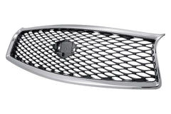 GRILLE W/O AROUND VIEW MIRROR GRAY/BLACK W/CHROME FRAME