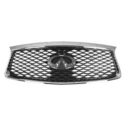 GRILLE GRAY W/CHROME TRIM W/O AROUND VIEW/PRE-CASH