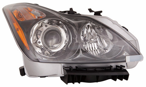 HEAD LAMP RH HID W/DARK TITANIUM BEZEL HQ