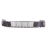 GRILLE LOWER MATTE BLACK W/CHROME MOULDING W/O FOGS FROM 1/22/2015