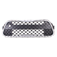 GRILLE LOWER FR MATTE BLACK W/SILVER OUTER MOLDING W/O FOG LAMPS