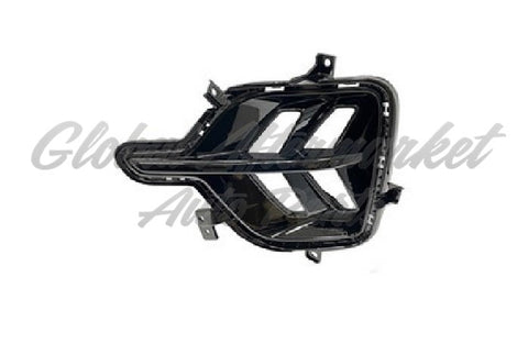 DAYTIME RUNNING LAMP BEZEL LH PTD GLOSS BLACK