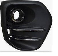 FOG LAMP BEZEL FR RH TEXTURED BLACK W/CHROME MOULDING W/O LED FOG FWD