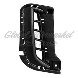GRILLE LOWER RH BLACK W/BLACK MOULDING