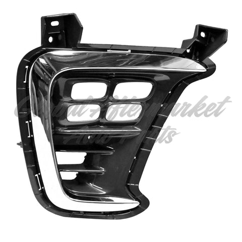 FOG LAMP BEZEL FR RH DARK GRAY W/CHROME MOLDING USE W/LED FOGS SX/SX LTD/EX MODELS