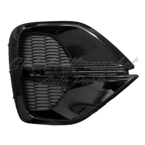 FOG LAMP COVER FR RH PTD BLACK FR WHEEL DRIVE