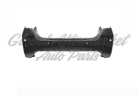 BUMPER RR PRIMED PTM W/PARK ASSIST SENSOR