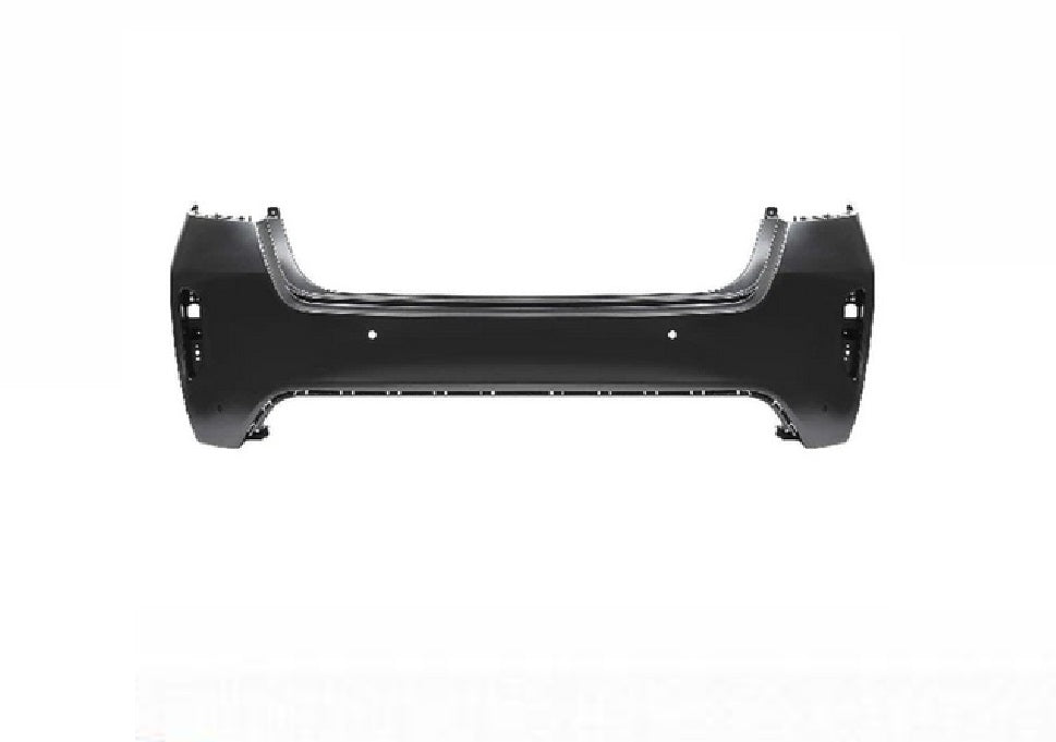 BUMPER RR PRIMED PTM W/PARK ASSIST SENSOR