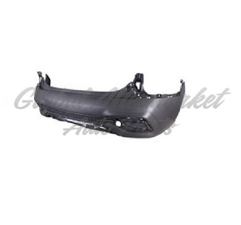 BUMPER RR TEXTURED EX/ S/ SX FOR LX W/SATIN CHROME CENTER MOLDING
