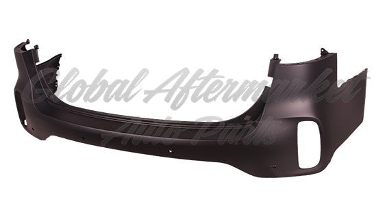 BUMPER RR PRIMED W/SENSOR W/O SKID PLATE