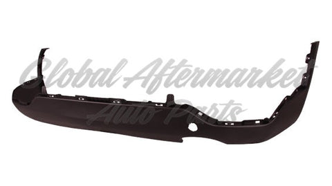 BUMPER RR LOWER MATTE-BLACK W/O SPORT CAPA