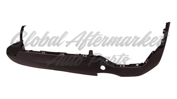 BUMPER RR LOWER MATTE-BLACK W/O SPORT CAPA