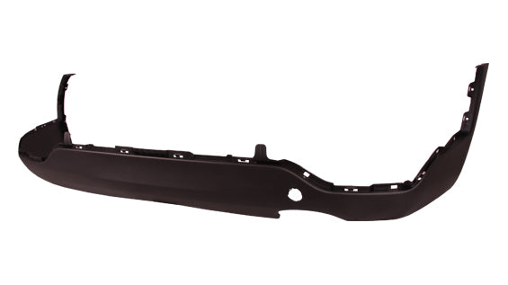 BUMPER RR LOWER MATTE-BLACK W/O SPORT CAPA