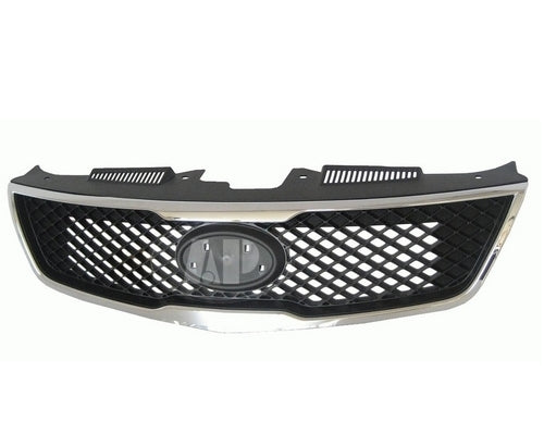 GRILLE BLACK W/CHROME MOULDING SDN