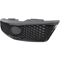 GRILLE MATT-BLACK PARTIAL PAINTED SILVER GRAY (KOUP)