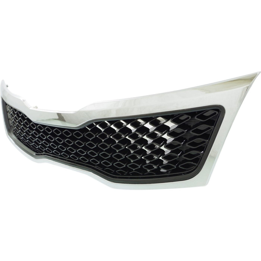 GRILLE WITH CHROME MOULDING FOR KOREA BUILT EX AND LX MODELS
