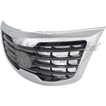 GRILLE PAINT SILVER GRAY W/CHROME MLDG — photo 2