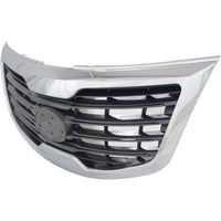 GRILLE PAINT SILVER GRAY W/CHROME MLDG