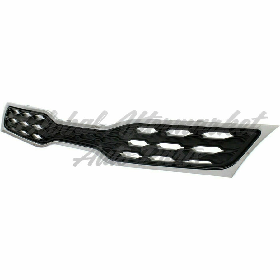 GRILLE UPPER CHROME/BLACK W/FOG LAMP HOLE TYPE
