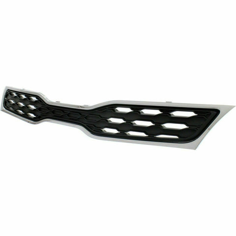 GRILLE UPPER CHROME/BLACK W/FOG LAMP HOLE TYPE
