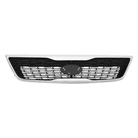 GRILLE PAINTED BLACK W/CHROME MOULDING
