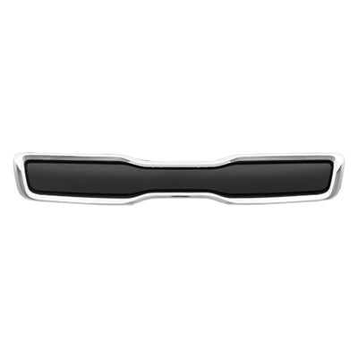 GRILLE W/CHROME MOULDING MATTE BLACK TEXTURED