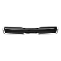 GRILLE W/CHROME MOULDING W/O BASE SHINY BLACK