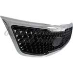 GRILLE W/CHROME MOULDING 2.4L PAINTED BLACK — photo 3
