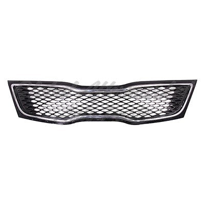 GRILLE PAINTED BLACK W/CHROME MOULDING USA BUILT LX/EX