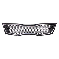 GRILLE PAINTED BLACK W/CHROME MOULDING USA BUILT LX/EX