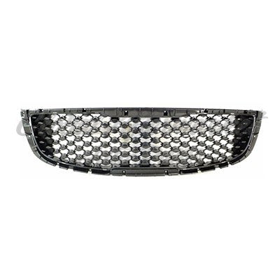 GRILLE SILVER BLACK W/O SURROUND VIEW