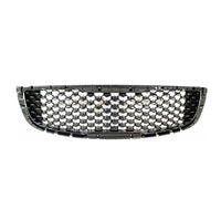 GRILLE SILVER BLACK W/O SURROUND VIEW
