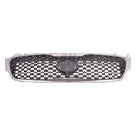 GRILLE MATTE DARK GRAY W/CHROME FRAME L/LX/EX — photo 1