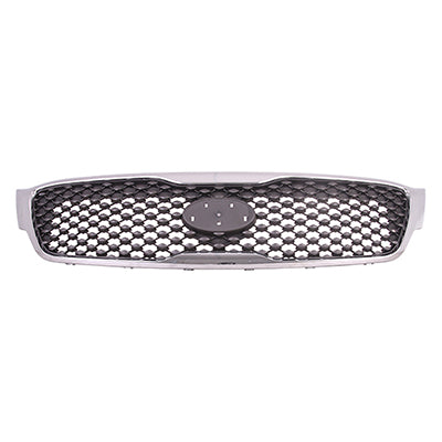 GRILLE MATTE DARK GRAY W/CHROME FRAME L/LX/EX