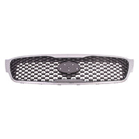 GRILLE MATTE DARK GRAY W/CHROME FRAME L/LX/EX