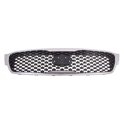 GRILLE MATTE DARK GRAY W/CHROME FRAME W/O MONI SX/LIMITED