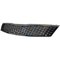 GRILLE DARK METALLIC W/UPPER/LOWER SMOKE CHROME MOULDING W/O ADAPTIVE CRUISE