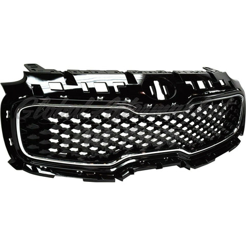 GRILLE GLOSSY BLACK W/CHROME FRAME W/O PRE-COLLISION