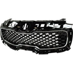 GRILLE GLOSSY BLACK W/CHROME FRAME W/O PRE-COLLISION — photo 3