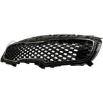 GRILLE MATTE BLACK CENTER W/CHROME FRAME — photo 3
