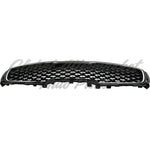 GRILLE MATTE BLACK CENTER W/CHROME FRAME — photo 4
