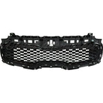 GRILLE MATTE BLACK CENTER W/CHROME FRAME — photo 5
