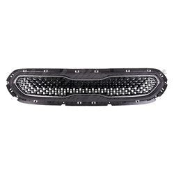 GRILLE PTD BLACK W/CHROME FRAME W/O ADAPTIVE CRUISE