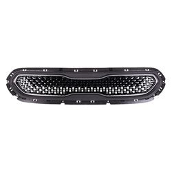 GRILLE PTD BLACK W/CHROME FRAME W/O ADAPTIVE CRUISE