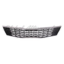 GRILLE PTD BLACK W/OUTER CHROME MOULDING S/EX MODEL