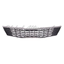 GRILLE PTD SILVER GRAY W/CHROME MOULDING LX MODEL