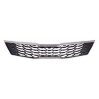 GRILLE PTD SILVER GRAY W/CHROME MOULDING LX MODEL