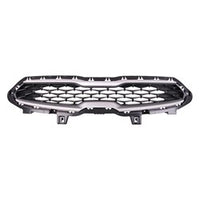 GRILLE MATTE BLACK W/SILVER/GRAY MOULDING FR/LXS MODEL
