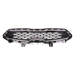 GRILLE PTD BLACK W/CHROME MOULDING EX/S MODEL